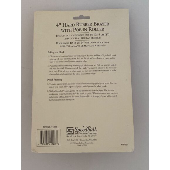 Scrapbook Supply Graphite Paper Hard Rubber Brayer Roller Jewelry Fishing Wire - Picture 3 of 11